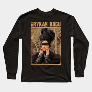 Erykah Badu Flat Glasses Long Sleeve T-Shirt